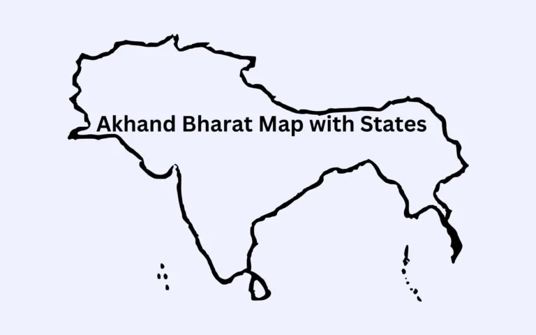 Akhand Bharat Map with States