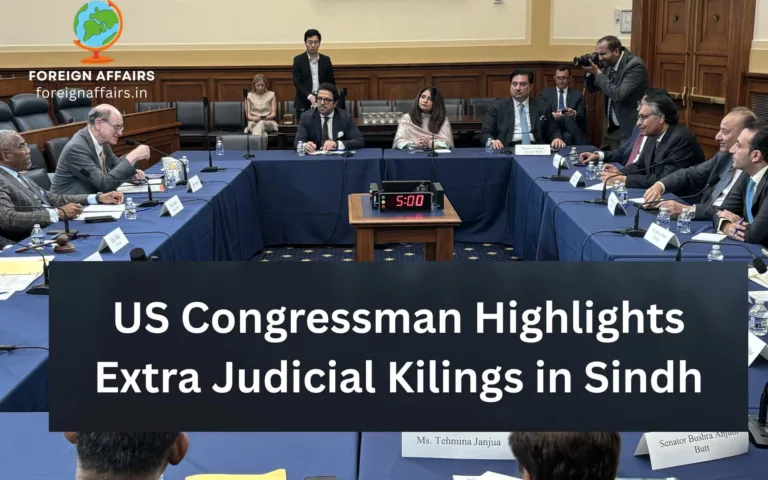 US Congressman Highlights Extra Judicial Kilings in Sindh